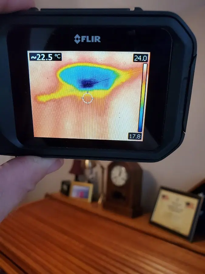 Thermal imaging inspection for water damage in North Oaks