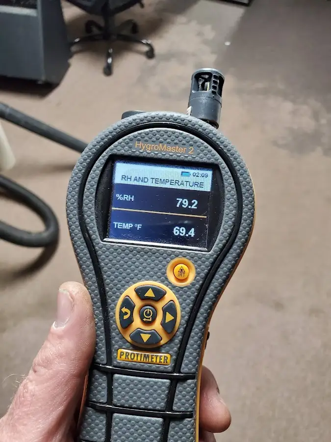Moisture meter humidity assessment for Fire & Smoke Damage Restoration in North Oaks